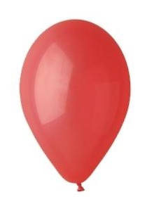Balón  Farebný - Červený