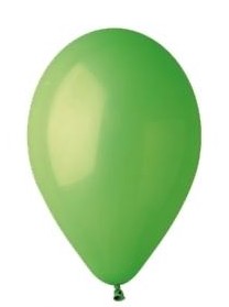 Balón  Farebný - Zelený
