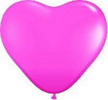 Balón Srdce - Ružový